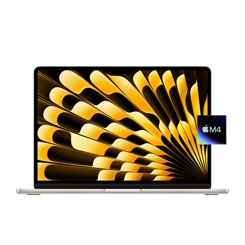 MacBook Air 13" (2025) Chip M4 16GB RAM 256GB SSD | Teclado Inglés | Starlight